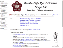 Tablet Screenshot of karategojuryu.org